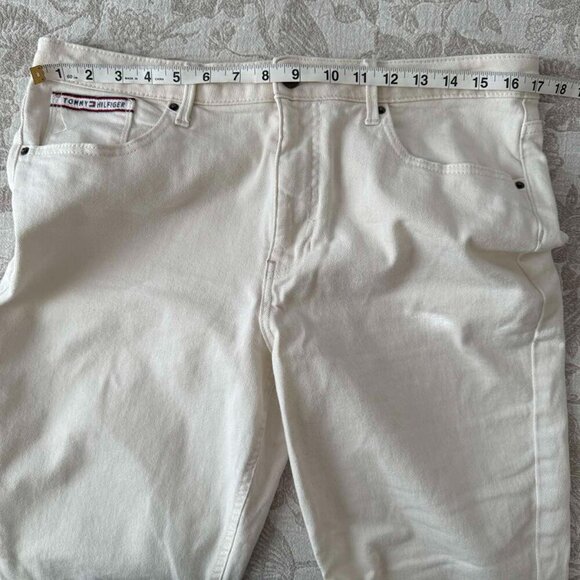 Tommy Hilfiger Beige Tribeca Skinny Denim Pants size 14 - Picture 11 of 12